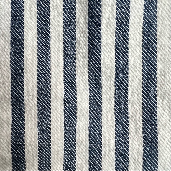 Zara Striped Denim Bustier Crop Tank Top Size Small NWT - Picture 5 of 7